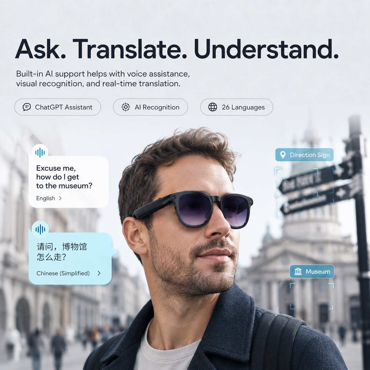 TG-Vantage Pro Max AI Smart Glasses