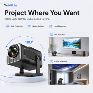 TG-CinemaPro Ultra Portable Smart Projector